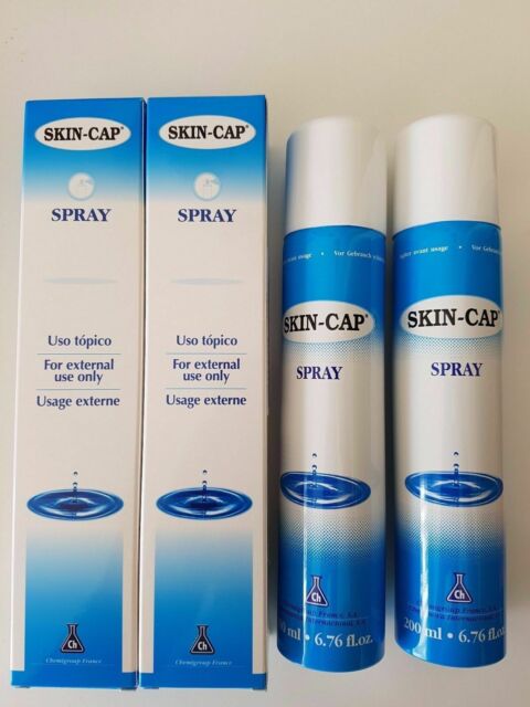 2 x SKIN CAP Spray 200ml Psoriasis Eczema Seborrhea SKINCAP Expires ...