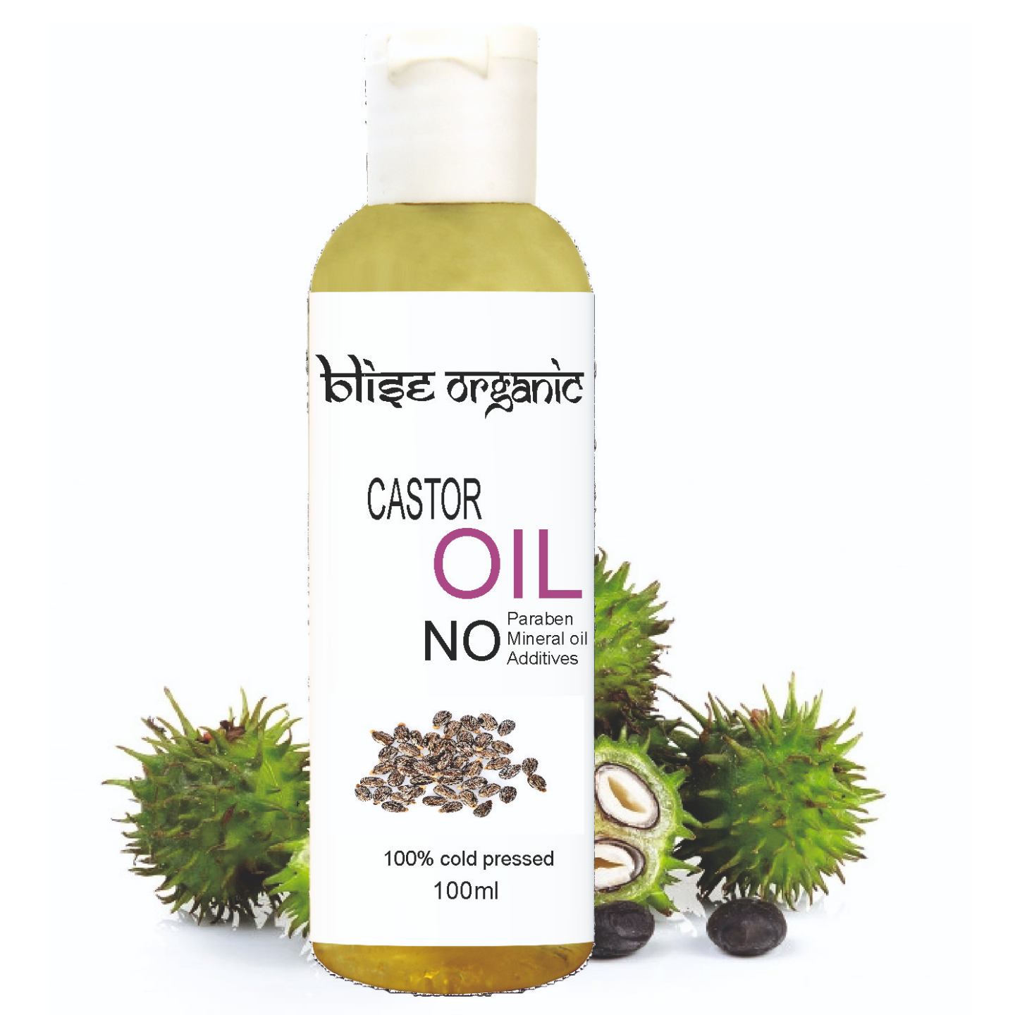 Castor Oil for Healthier Skin, Hair and Nails with 100% Pure and Natur