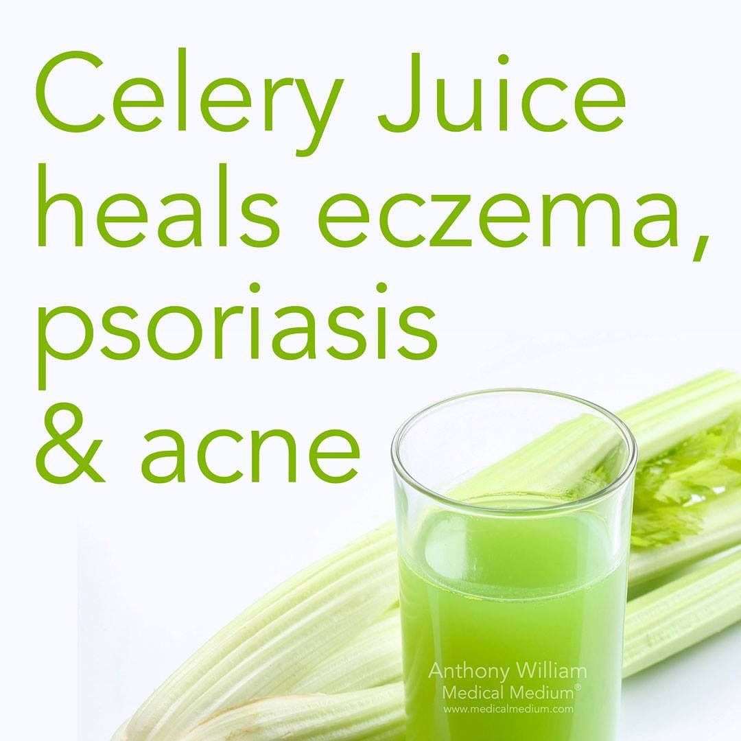 Celery Juice helps heal eczema, psoriasis, &  acne _ Happy ...