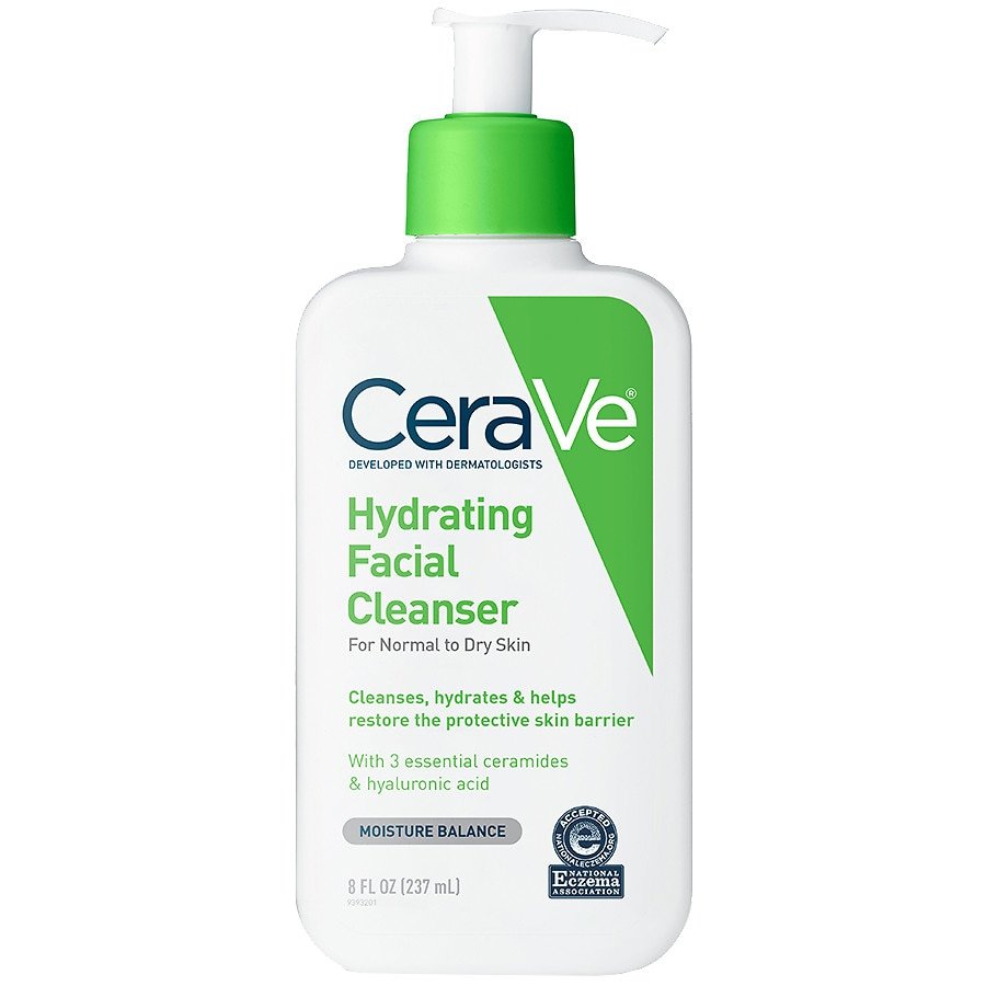 CeraVe Hydrating Facial Cleanser for Normal to Dry Skin ...