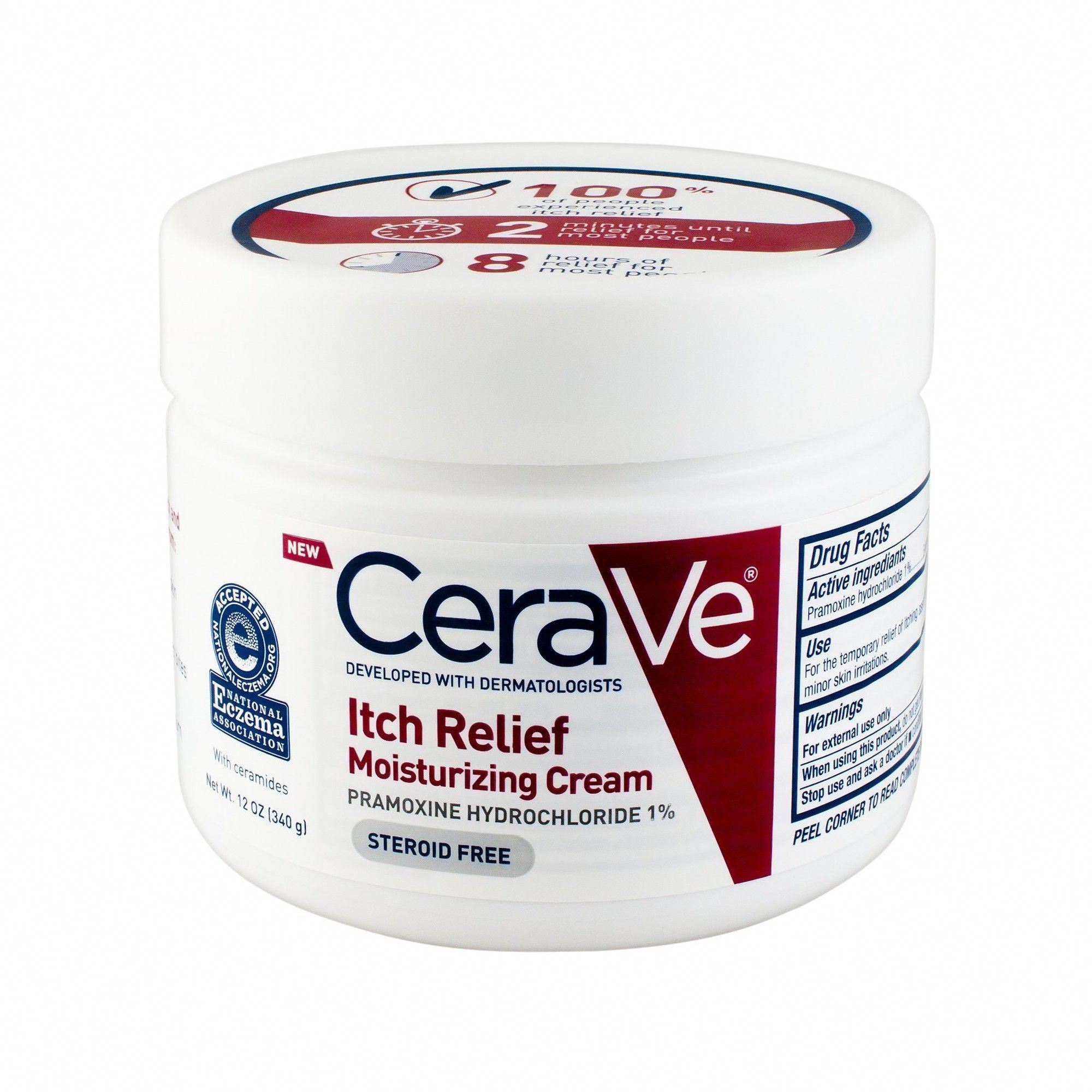 CeraVe Itch Relief Moisturizing Cream for Dry and Itchy Skin