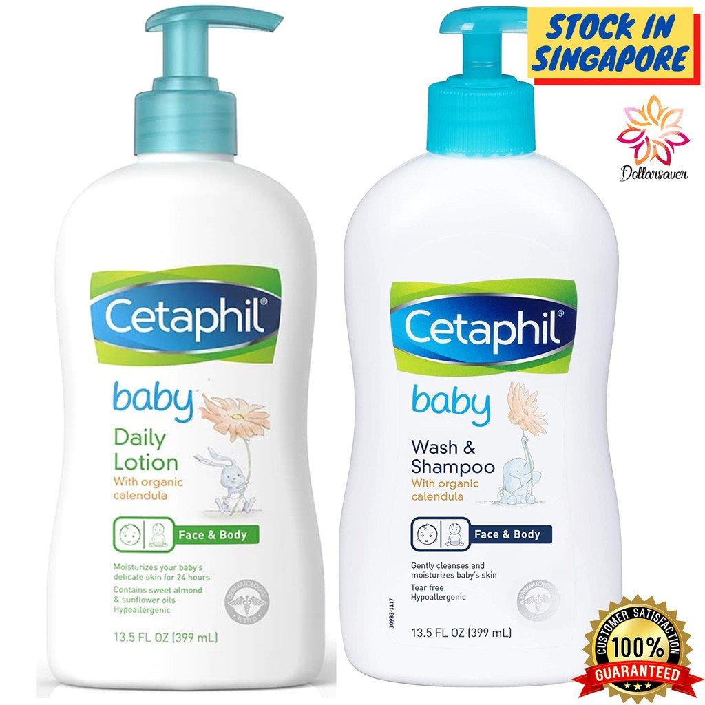 Cetaphil Baby Wash &  Shampoo 399ml / Daily Lotion For Face ...