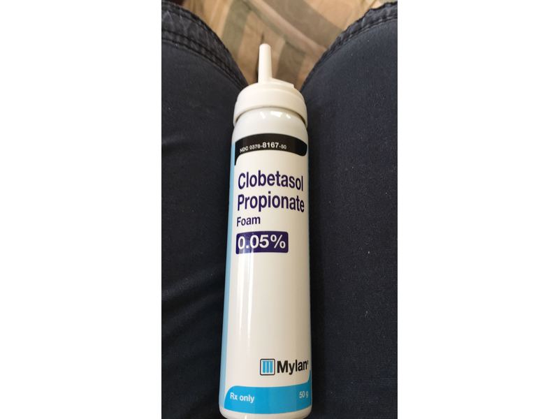 Clobetasol Propionate Foam 0.05% (RX), 50 g, Mylan Ingredients and Reviews