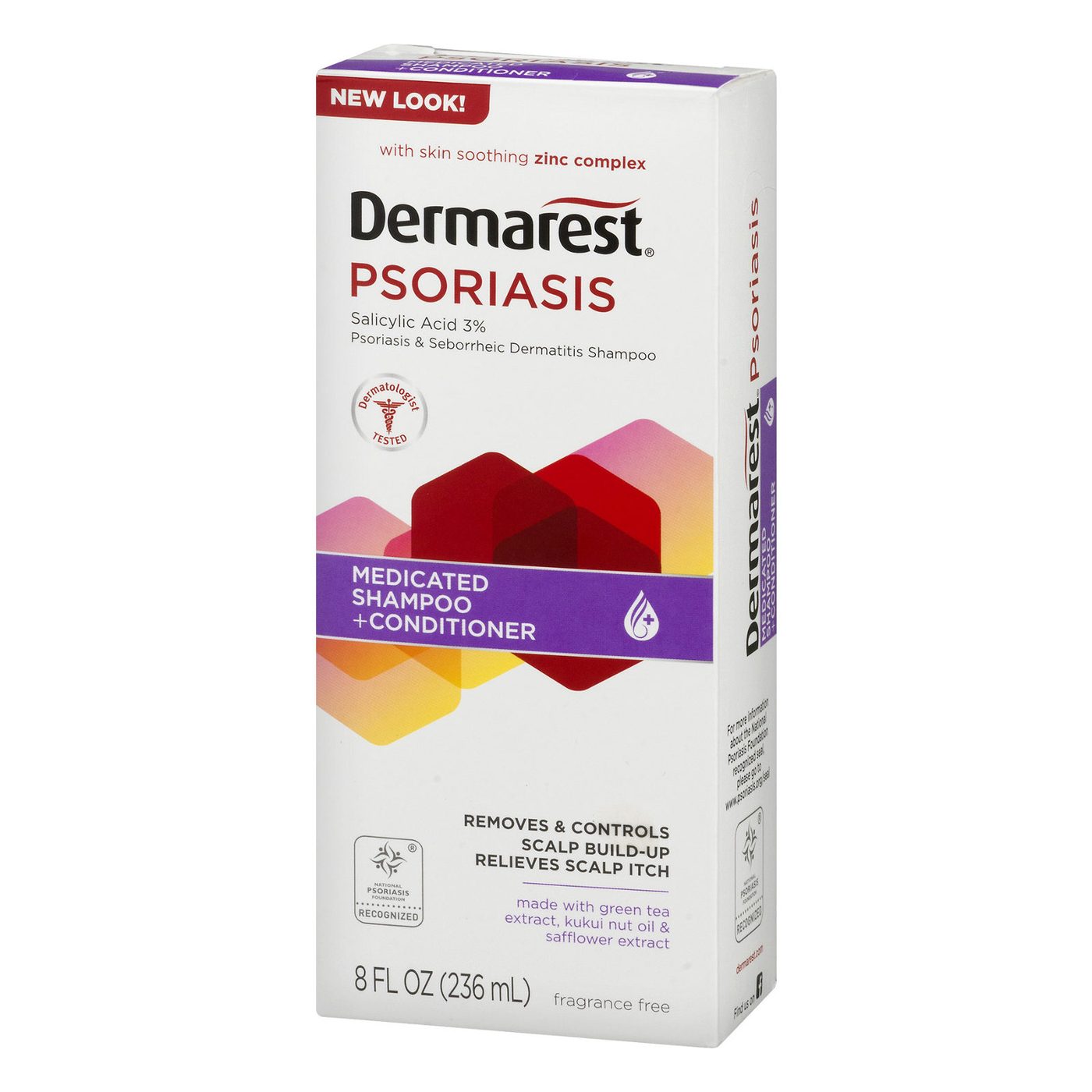 Dermarest Psoriasis Medicated Shampoo Plus Conditioner, 8 ...