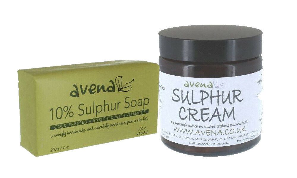 Details about Natural Sulpher Sulphur Soap Cream Gift Set ...