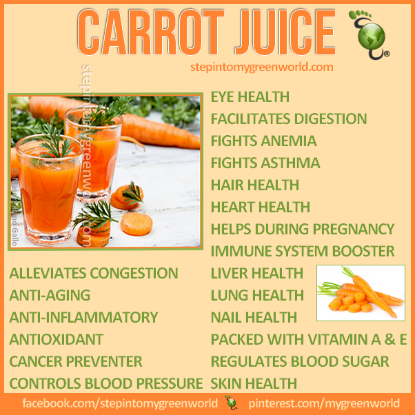 Do YOU drink carrot juice? Its health benefits are many ...