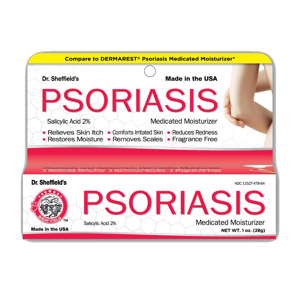 Dr. Sheffields Psoriasis Cream Medicated Moisturizer 1 oz ...