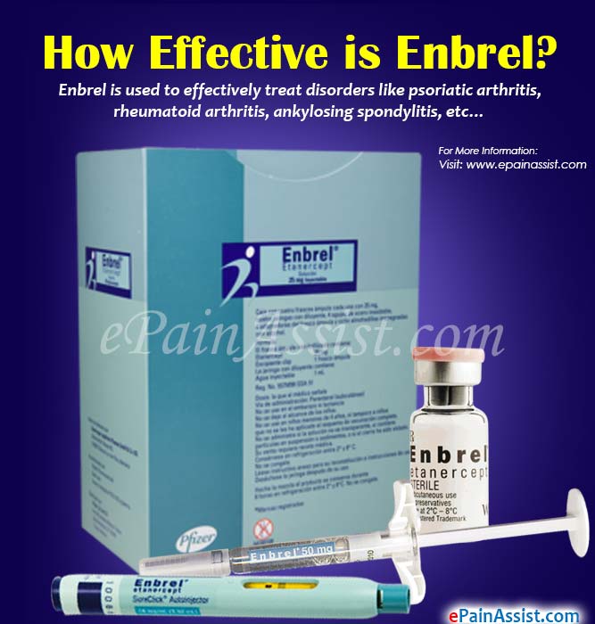 Effectiveness of Enbrel, Its Dosage, Side Effects