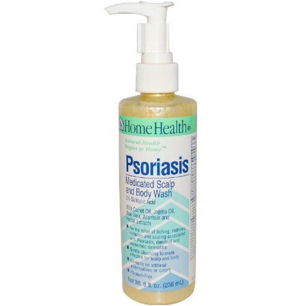 Home Health Psoriasis Medicated Scalp and Body Wash, 8 oz ...