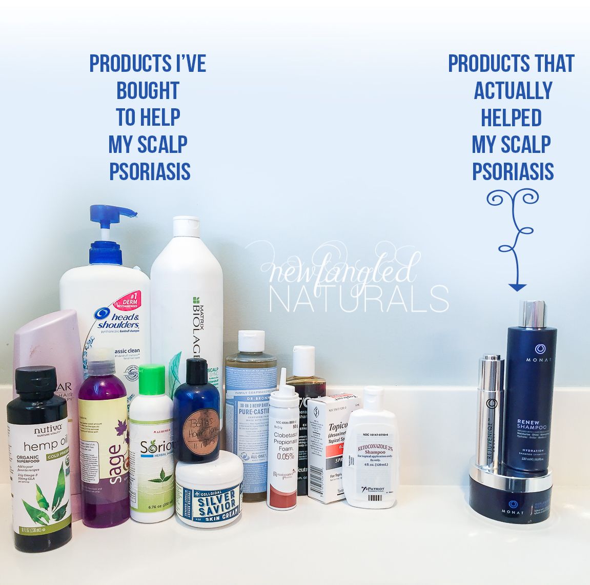 How to clear up scalp psoriasis. I LOVE my #Monat hair ...