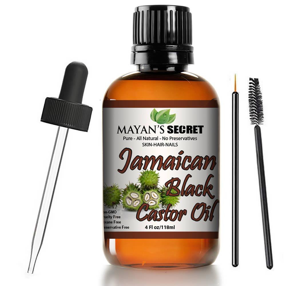 Jamaican Black Castor Seed Oil 100% Natural &  Pure Serum for Hair, Hot ...