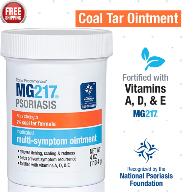 MG217 Psoriasis Multi Symptom Relief 2% Coal Tar Formula ...