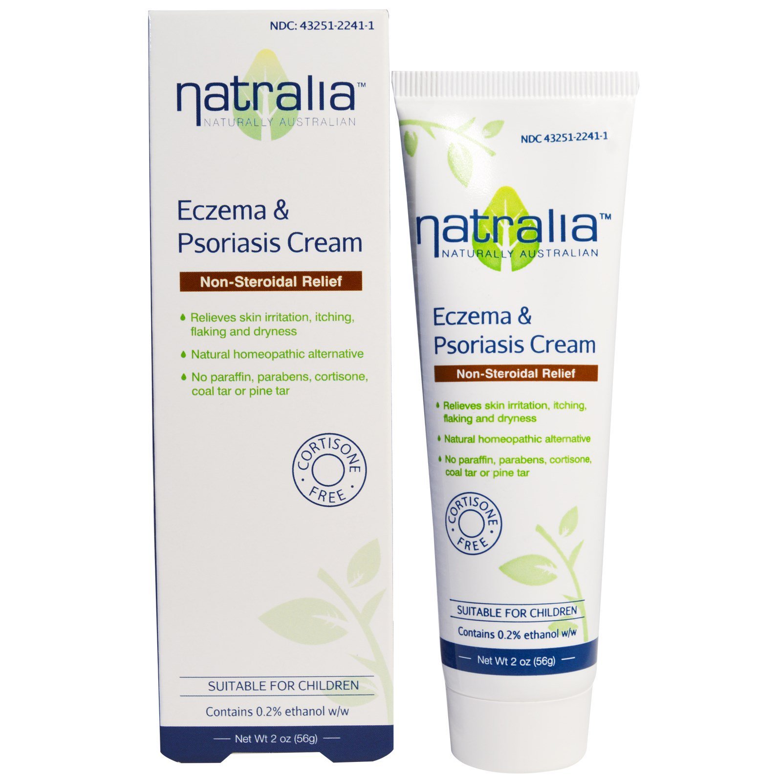 Natralia, Eczema &  Psoriasis Cream, 2 oz (56 g)