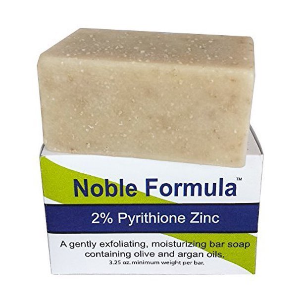 Noble Formula 2% Pyrithione Zinc (ZnP) Bar Soap with Argan ...