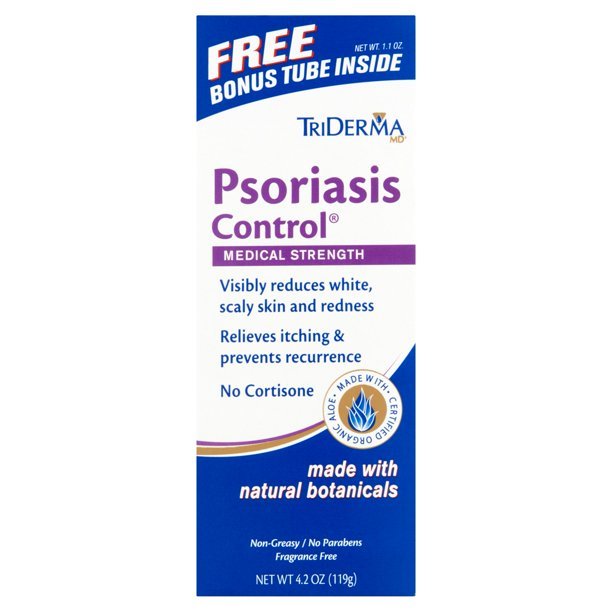TriDerma MD Medical Strength Psoriasis Control Cream, 4.2 ...