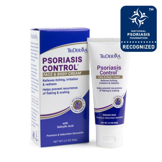 TriDerma Psoriasis Control Face and Body Cream (2.2 oz ...