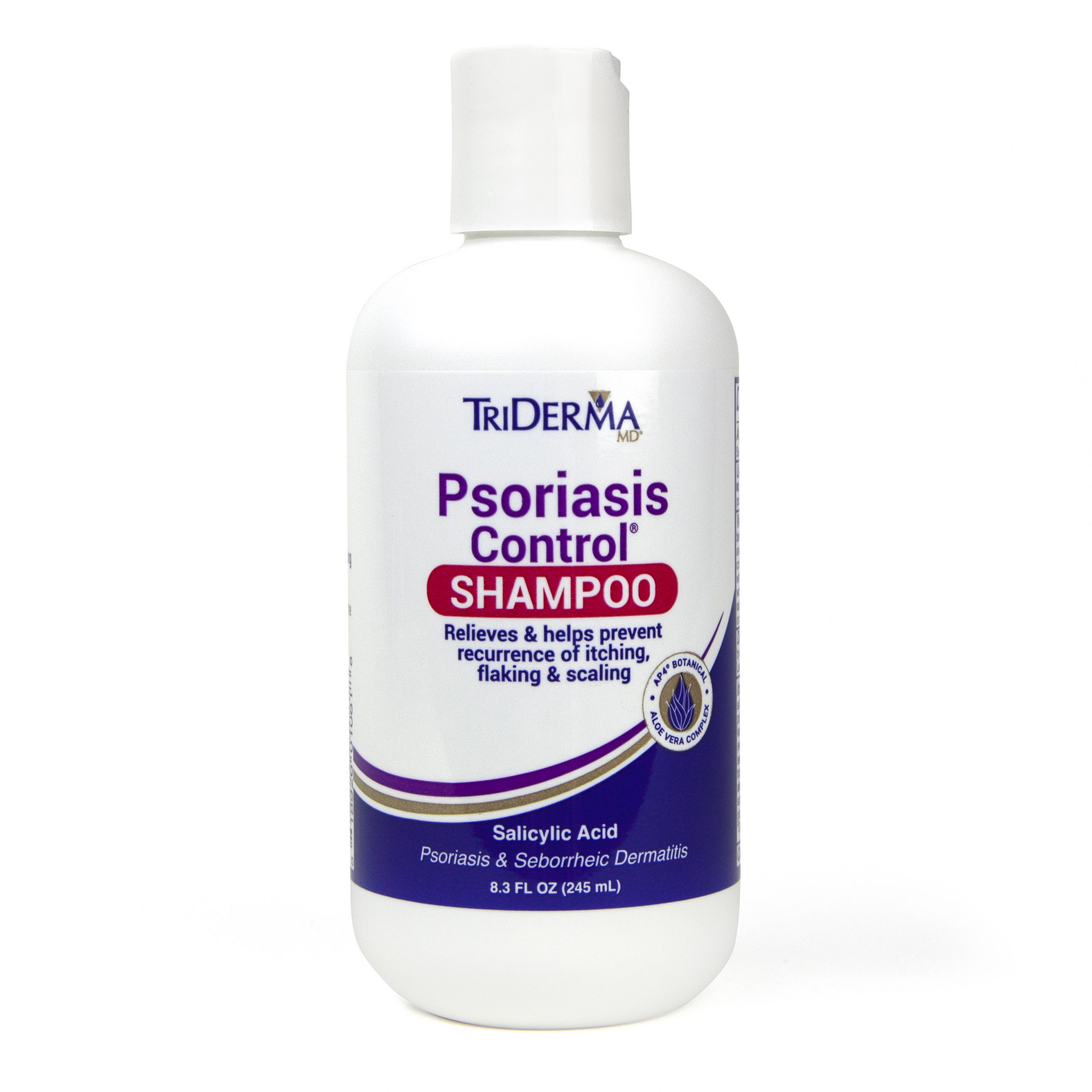 TriDerma Psoriasis Control Shampoo for Hair and Scalp 8.3 Ounces ...